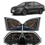 Car Magnetic Sun Shades/Curtains, For Volkswagen Virtus, Model Year : 2022 Onwards