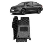 7D Car Floor Mats for Volkswagen Virtus, Model Year : 2022 Onwards