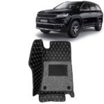 7D Car Floor Mats for Jeep Meridian, Model Year : 2022 Onwards