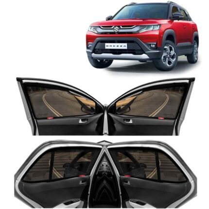 Car Magnetic Sun Shades/Curtains, Suitable For Maruti Suzuki Vitara Brezza, Model Year : 2021 Onwards