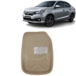 4D Car Floor Mats for Honda Amaze, Model Year : 2021 Onwards, PVC, Set of 3 Piece