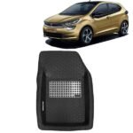 4D Car Floor Mats for Tata Altroz, Model Year : 2020 Onwards, Color : Black, PVC, Set of 3 Piece