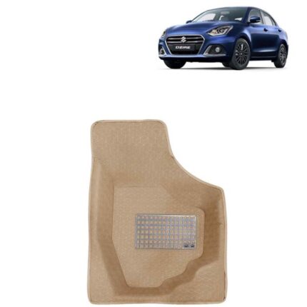 4D Car Floor Mats for Maruti Suzuki Swift Dzire, Model Year : 2020 Onwards, Color : Beige, PVC, Set of 5 Piece