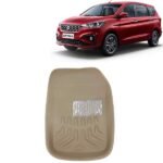 3D Car Floor Mats For Maruti Suzuki Ertiga, Model Year : 2022 Onwards, Color : Beige, PVC, Set 5 Piece