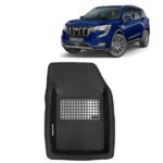4D Car Floor Mats for Mahindra XUV 700, Model Year : 2021 Onwards, Color : Black, PVC, Set of 4 Piece