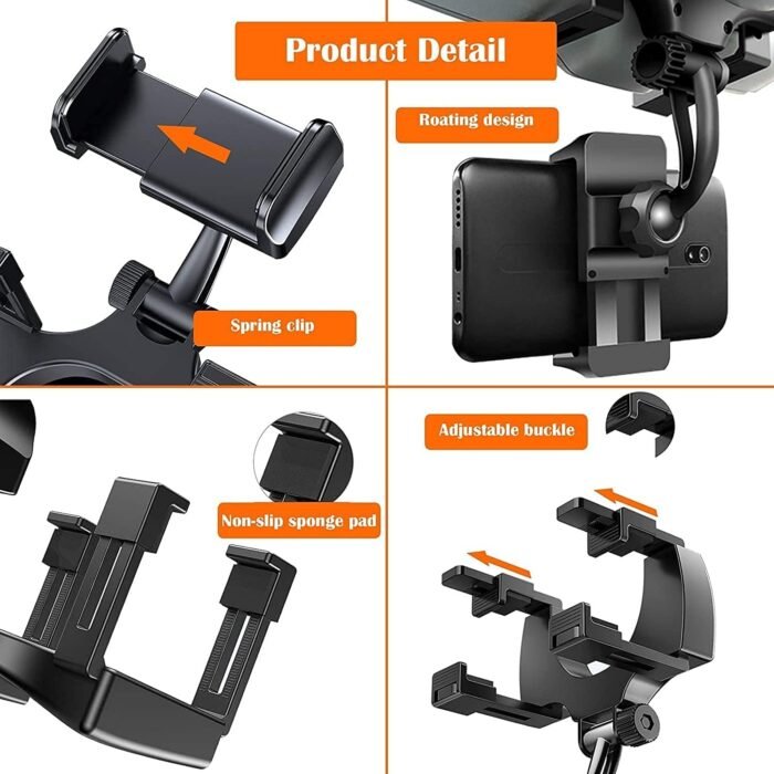 MirrorView 360 Phone Mount - Enjoy Safe and Hands-Free Driving! - Image 7