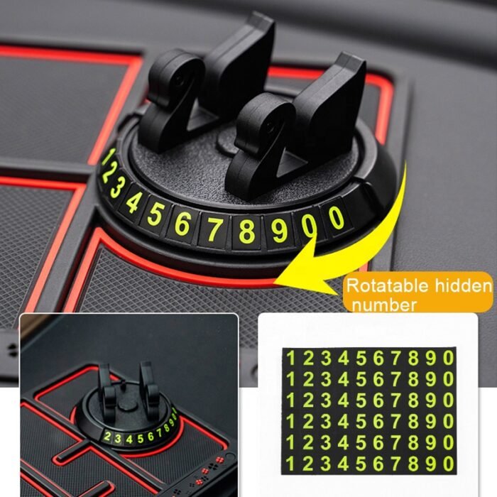 Dashboard Car Phone Holder Auto Accessories Storage Non Slip Pad - Image 4