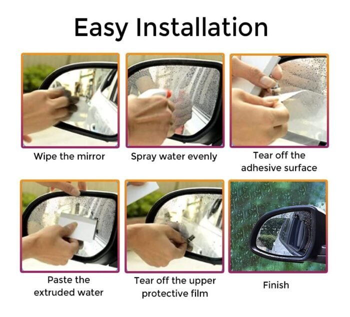 Anti-Fog Rearview Mirror Film - Image 6