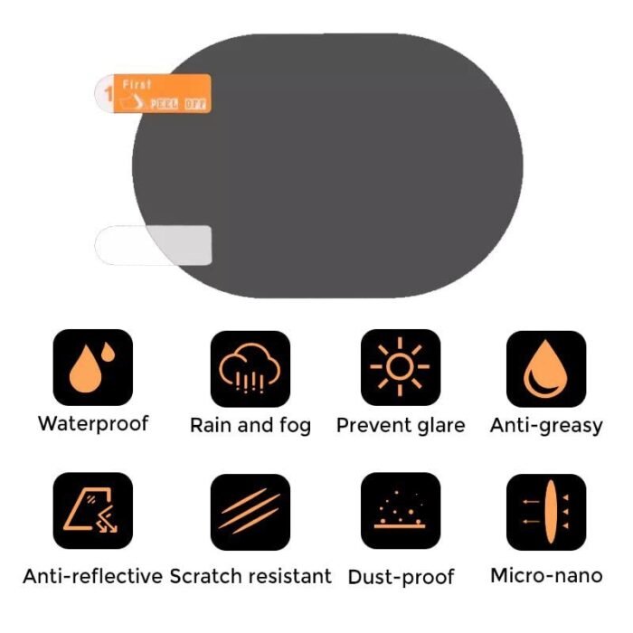 Anti-Fog Rearview Mirror Film - Image 4