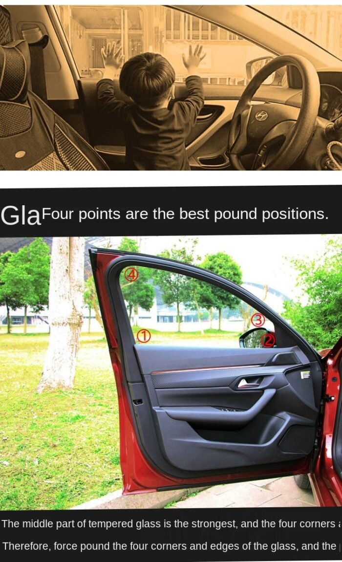 3 in 1 Super Mini Safety Window Glass Breaker - Emergency Escape Tool - Image 6