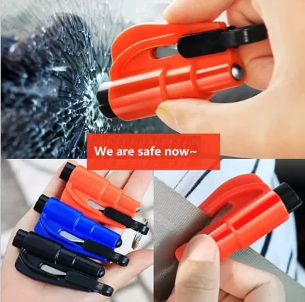 3 in 1 Super Mini Safety Window Glass Breaker - Emergency Escape Tool