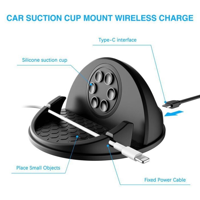 Phone Holder for Car - Storage with Nonslip Dashboard - Image 4